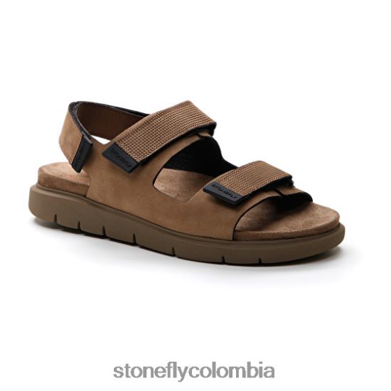 sandalias Stonefly estampado hydra 2 nobuk/nobuk fósil DDL64X363 hombres