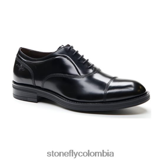 zapatos Stonefly carnaby 1 cepillar lth negro DDL64X347 hombres