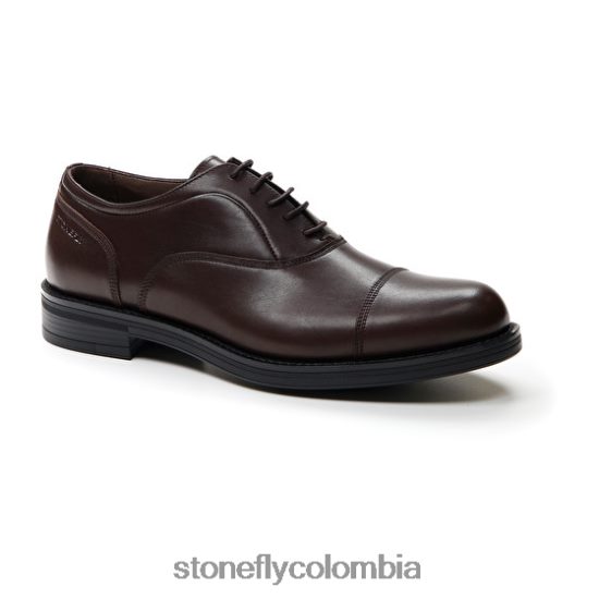 zapatos Stonefly carnaby 1 ternero lth marron oscuro DDL64X349 hombres