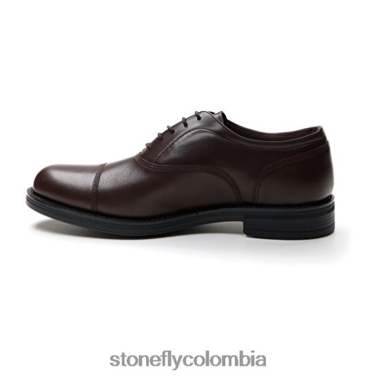 zapatos Stonefly carnaby 1 ternero lth marron oscuro DDL64X349 hombres