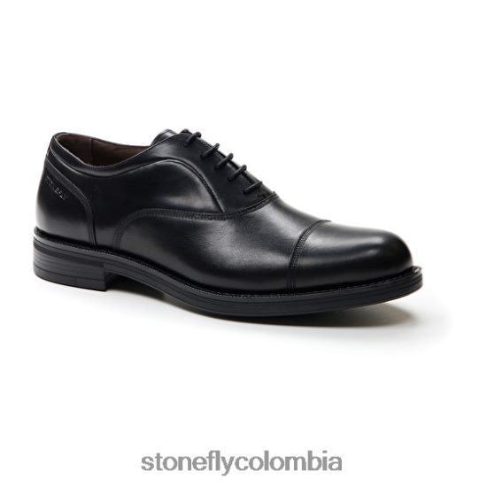 zapatos Stonefly carnaby 1 ternero lth negro DDL64X348 hombres