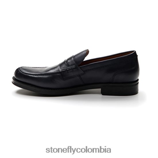 zapatos Stonefly felicidad 1 ternero lth noche azul DDL64X295 hombres