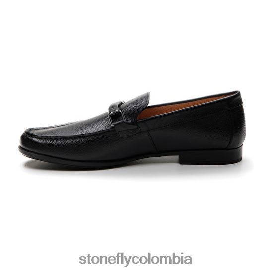 zapatos Stonefly verano ii 14 becerro lth gofrado negro DDL64X318 hombres