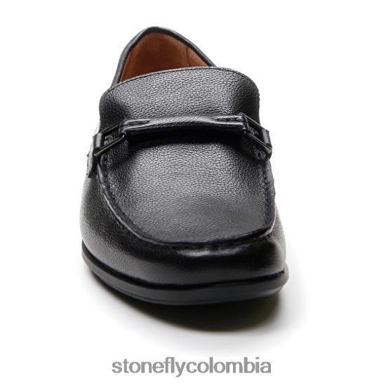 zapatos Stonefly verano ii 14 becerro lth gofrado negro DDL64X318 hombres