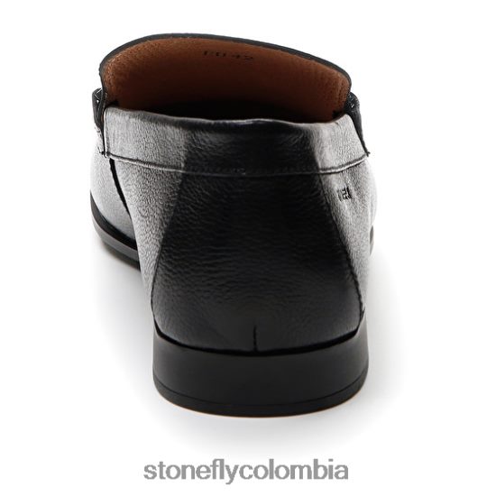 zapatos Stonefly verano ii 14 becerro lth gofrado negro DDL64X318 hombres