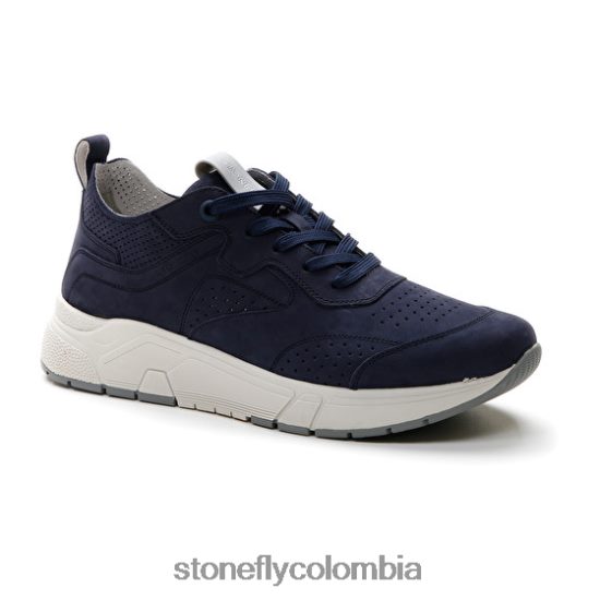 zapatos Stonefly acción 23 nabuk azul medianoche DDL64X350 hombres