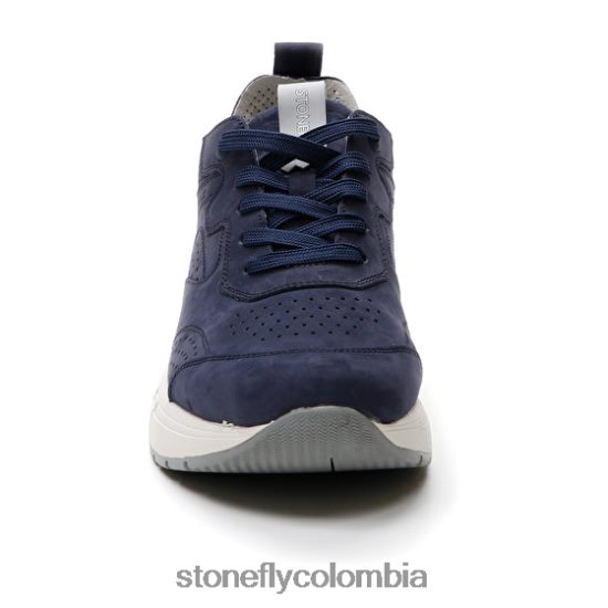 zapatos Stonefly acción 23 nabuk azul medianoche DDL64X350 hombres
