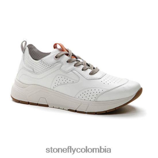 zapatos Stonefly acción 23 napa lth blanco DDL64X352 hombres