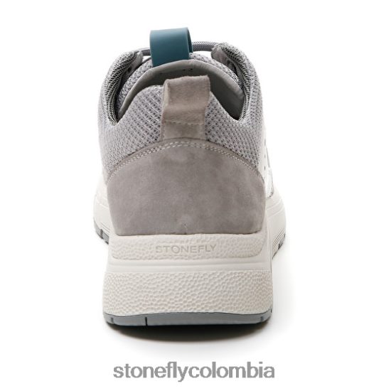 zapatos Stonefly acción 24 terciopelo/ textil grifo gris DDL64X357 hombres