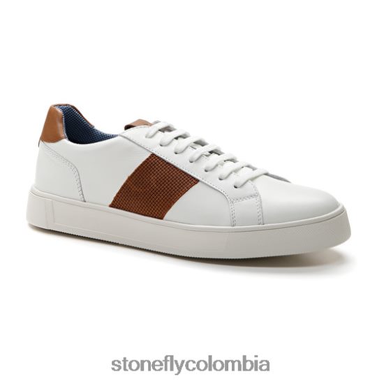 zapatos Stonefly power 1 nappa lth/print calf lth Cafe Blanco DDL64X353 hombres