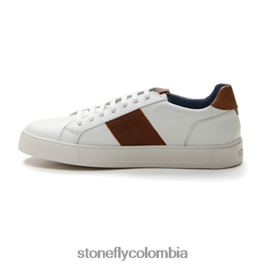 zapatos Stonefly power 1 nappa lth/print calf lth Cafe Blanco DDL64X353 hombres