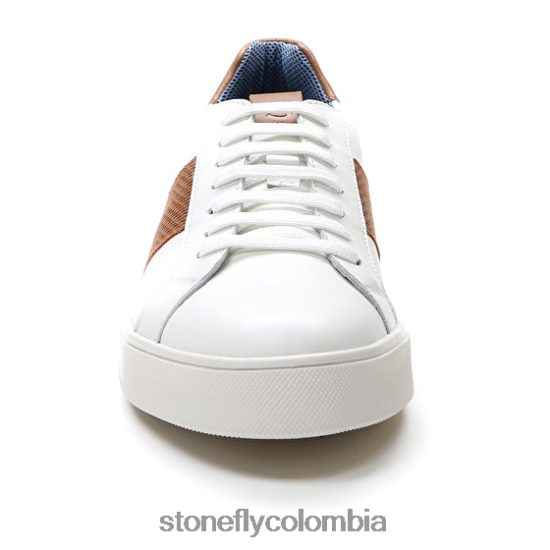 zapatos Stonefly power 1 nappa lth/print calf lth Cafe Blanco DDL64X353 hombres