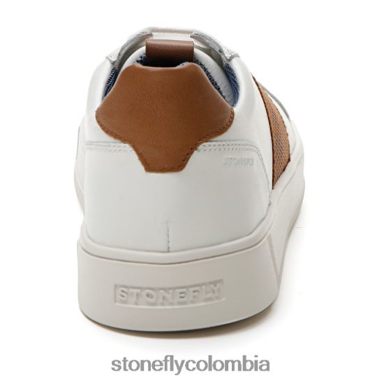 zapatos Stonefly power 1 nappa lth/print calf lth Cafe Blanco DDL64X353 hombres