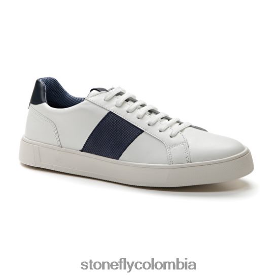 zapatos Stonefly power 1 nappa lth/print calf lth azul oscuro/blanco DDL64X354 hombres