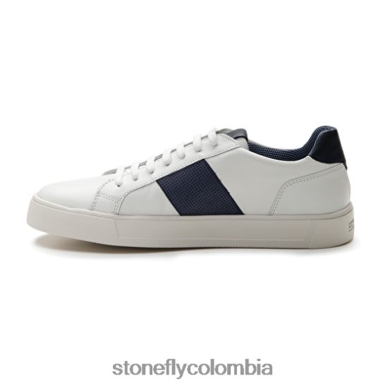 zapatos Stonefly power 1 nappa lth/print calf lth azul oscuro/blanco DDL64X354 hombres