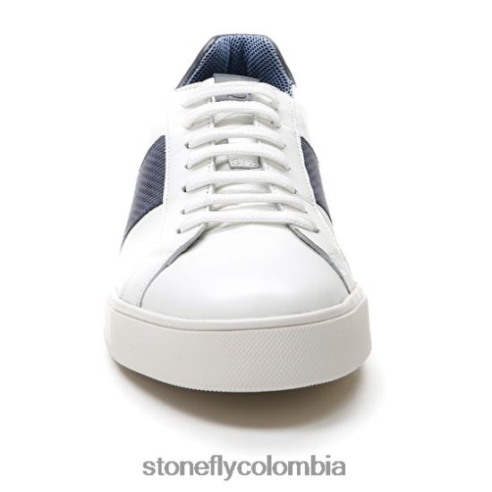 zapatos Stonefly power 1 nappa lth/print calf lth azul oscuro/blanco DDL64X354 hombres