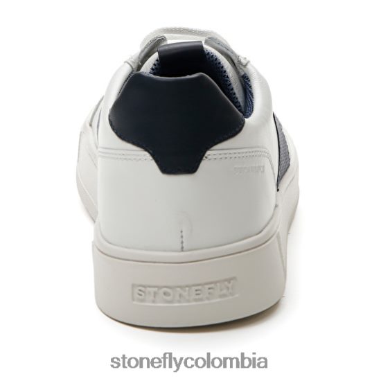 zapatos Stonefly power 1 nappa lth/print calf lth azul oscuro/blanco DDL64X354 hombres