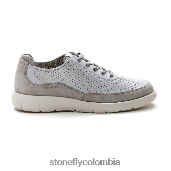 zapatos Stonefly corriente 20 napa lth /terciopelo grifo gris DDL64X328 hombres