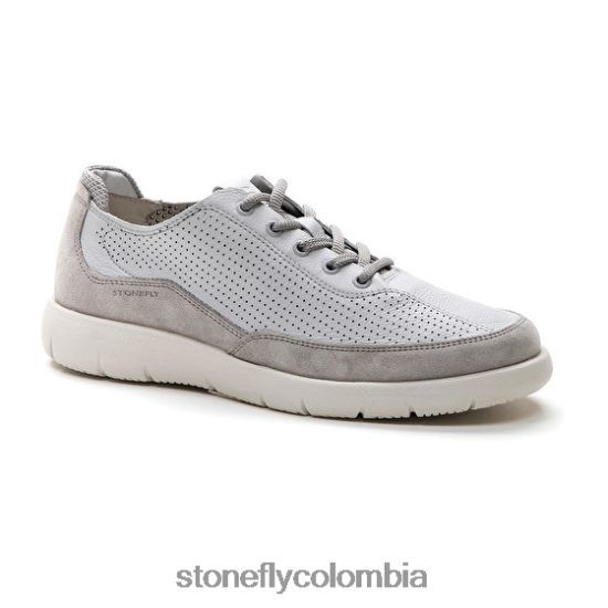 zapatos Stonefly corriente 20 napa lth /terciopelo grifo gris DDL64X328 hombres