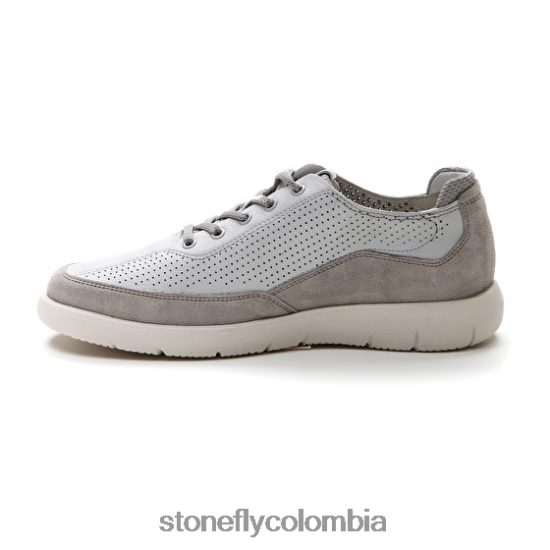zapatos Stonefly corriente 20 napa lth /terciopelo grifo gris DDL64X328 hombres