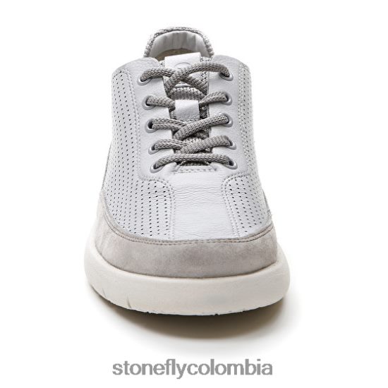 zapatos Stonefly corriente 20 napa lth /terciopelo grifo gris DDL64X328 hombres