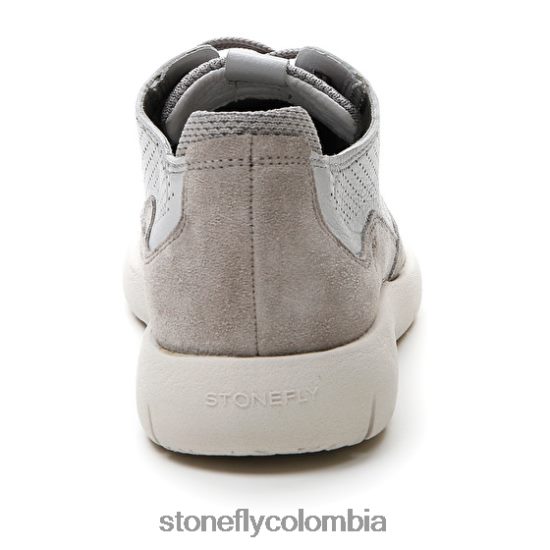 zapatos Stonefly corriente 20 napa lth /terciopelo grifo gris DDL64X328 hombres
