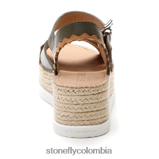 sandalias Stonefly alexia 2 pantorrilla lth marrón/verde DDL64X204 mujer