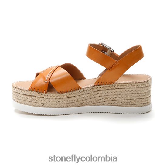 sandalias Stonefly alexia 3 pantorrilla lth naranja DDL64X209 mujer