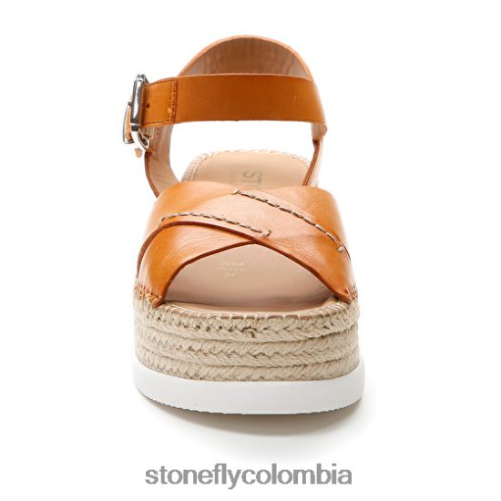 sandalias Stonefly alexia 3 pantorrilla lth naranja DDL64X209 mujer