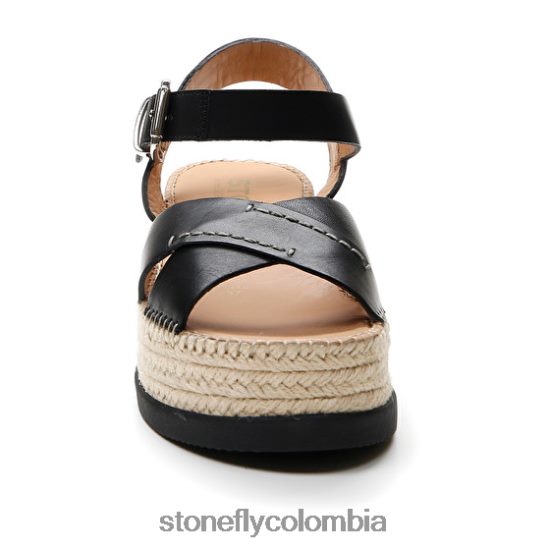 sandalias Stonefly alexia 3 pantorrilla lth negro DDL64X206 mujer