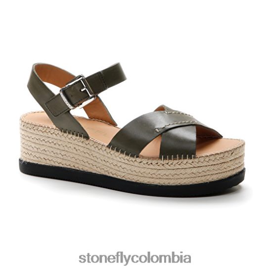 sandalias Stonefly alexia 3 pantorrilla lth verde DDL64X210 mujer