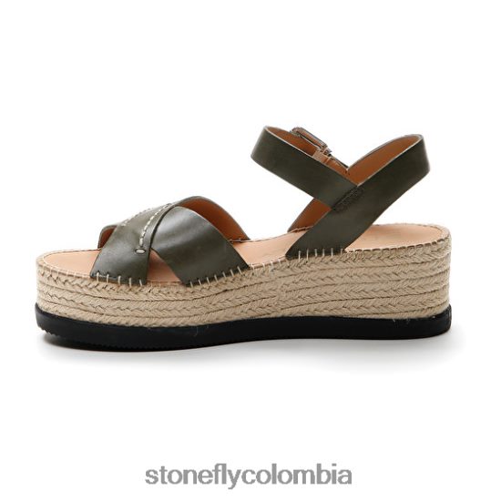 sandalias Stonefly alexia 3 pantorrilla lth verde DDL64X210 mujer