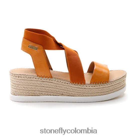 sandalias Stonefly alexia 5 calf lth/elástico naranja DDL64X185 mujer