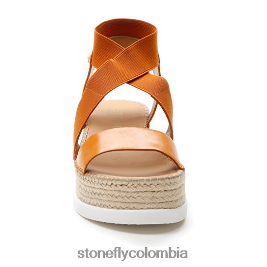 sandalias Stonefly alexia 5 calf lth/elástico naranja DDL64X185 mujer