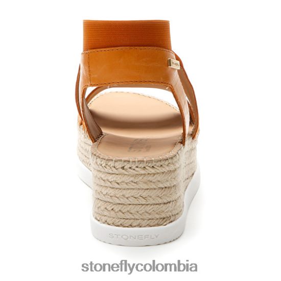 sandalias Stonefly alexia 5 calf lth/elástico naranja DDL64X185 mujer