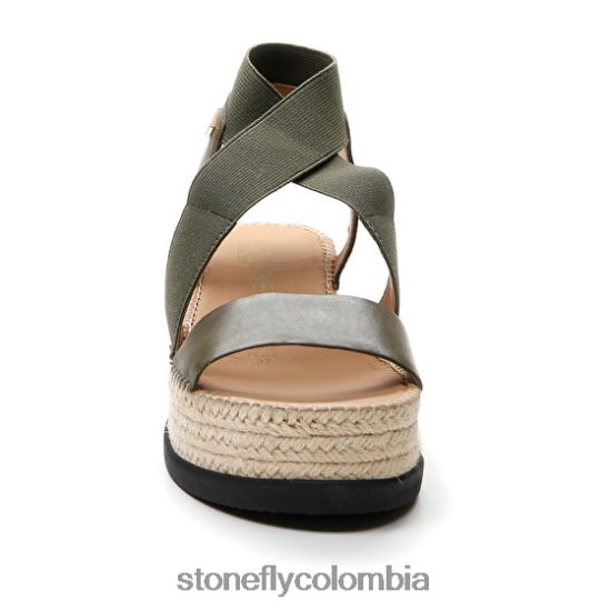 sandalias Stonefly alexia 5 calf lth/elástico verde DDL64X186 mujer