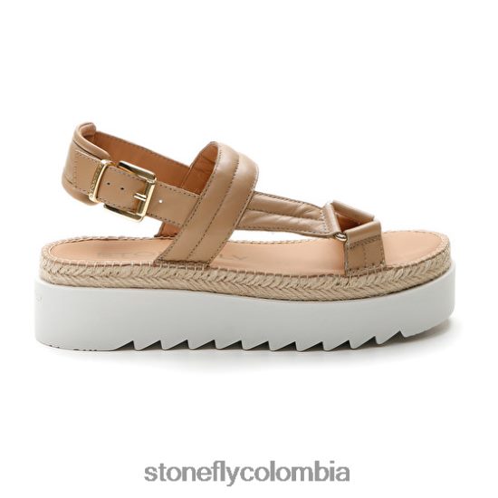 sandalias Stonefly ariel 3 napa lth crema DDL64X192 mujer