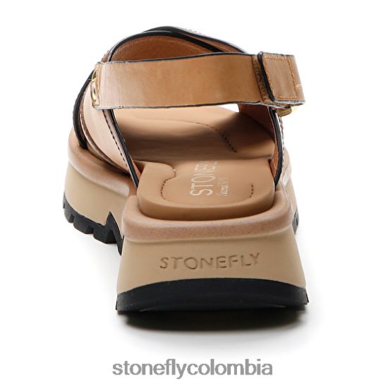 sandalias Stonefly estrella 4 becerro lth marrón/marrón oscuro DDL64X188 mujer