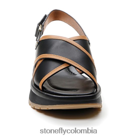 sandalias Stonefly estrella 4 becerro lth marrón oscuro DDL64X187 mujer
