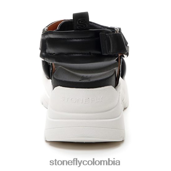 sandalias Stonefly fantasía 1 napa lth/textil negro DDL64X194 mujer