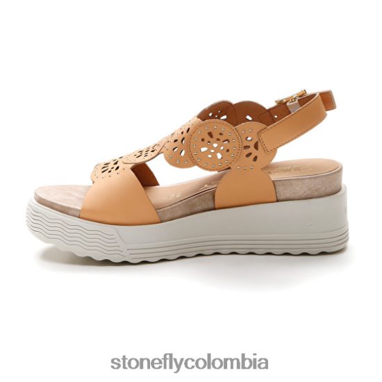 sandalias Stonefly parky 21 napa lth caqui claro DDL64X233 mujer
