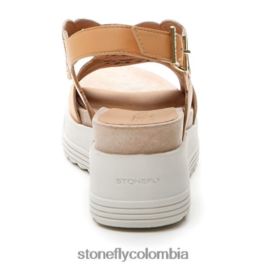 sandalias Stonefly parky 21 napa lth caqui claro DDL64X233 mujer