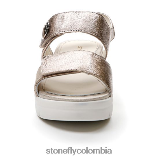 sandalias Stonefly aqua iii 12 laminado lth champán DDL64X147 mujer