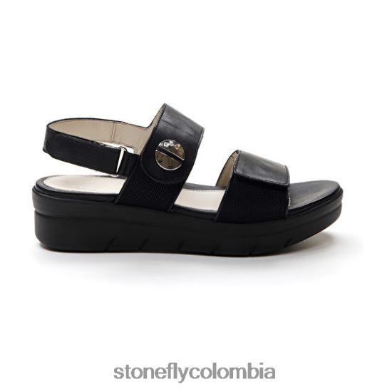 sandalias Stonefly aqua iii 12 napa negro DDL64X139 mujer