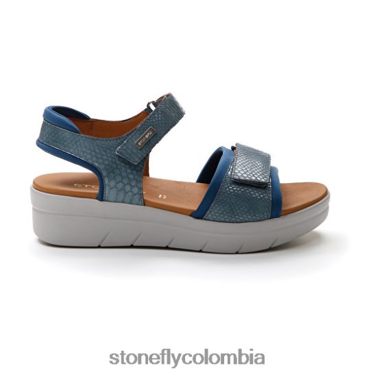 sandalias Stonefly aqua iii 17 lycra/s.relieve azul DDL64X138 mujer
