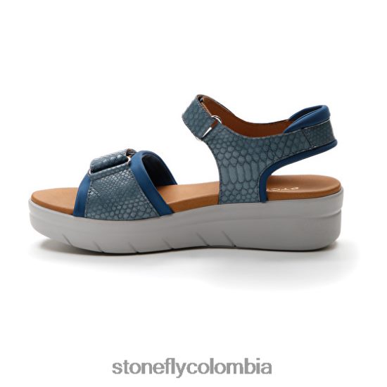 sandalias Stonefly aqua iii 17 lycra/s.relieve azul DDL64X138 mujer