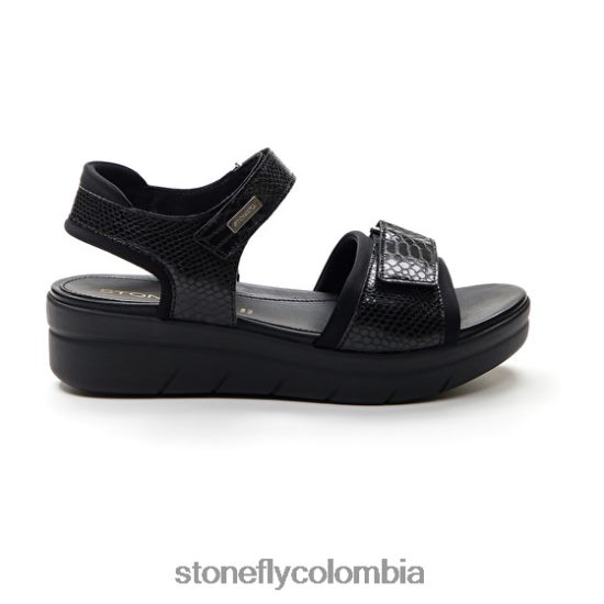 sandalias Stonefly aqua iii 17 lycra/s.relieve negro DDL64X140 mujer
