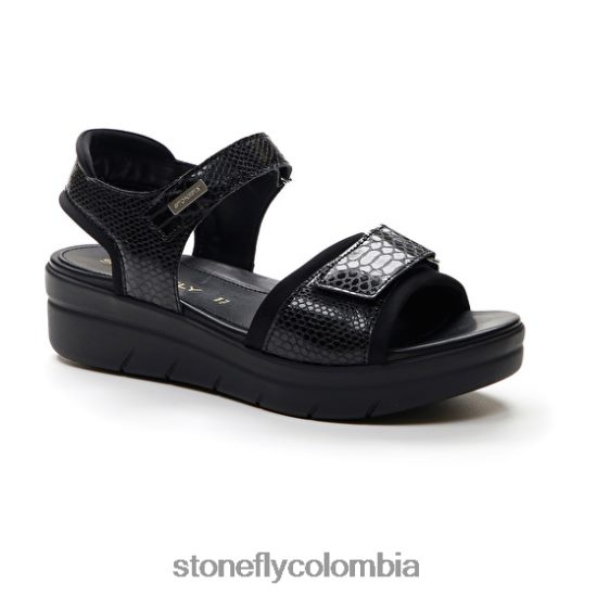 sandalias Stonefly aqua iii 17 lycra/s.relieve negro DDL64X140 mujer