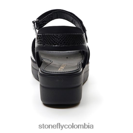 sandalias Stonefly aqua iii 17 lycra/s.relieve negro DDL64X140 mujer