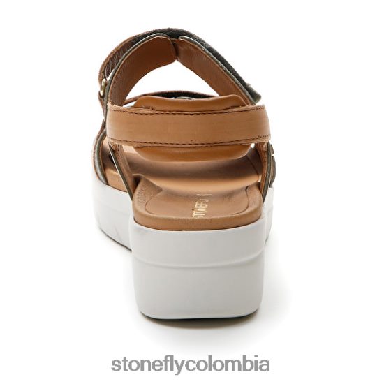sandalias Stonefly aqua iii 20 napa lth marrón/verde DDL64X143 mujer